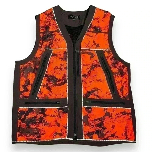Harkila Wildboar Pro Safety waistcoat AXIS MSP  Orange Blaze/Shadow 4XL - Picture 1 of 10